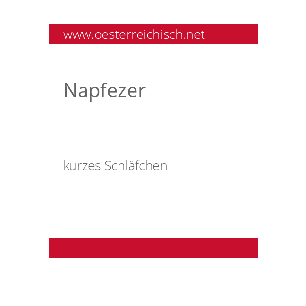 Napfezer