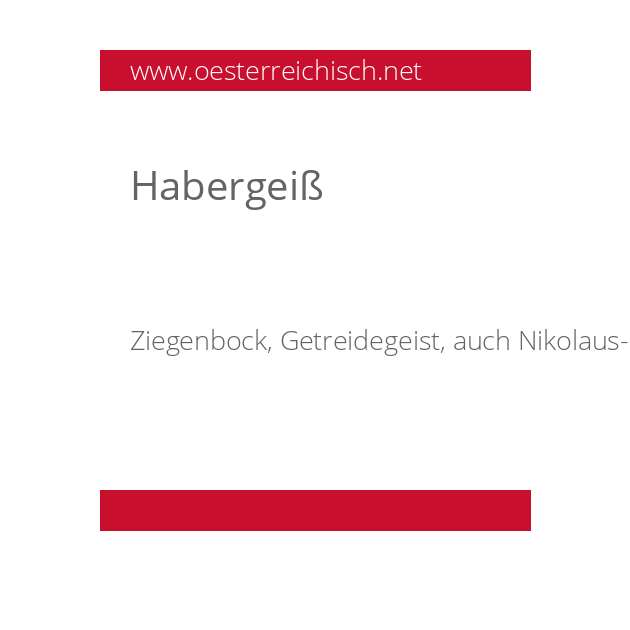 Habergeiß