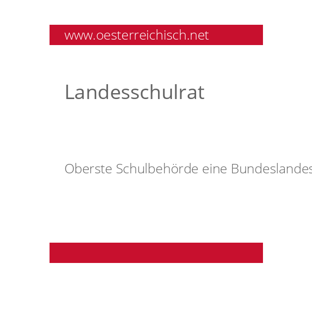 Landesschulrat