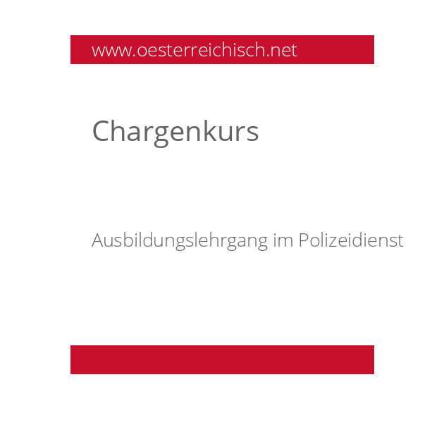 Chargenkurs