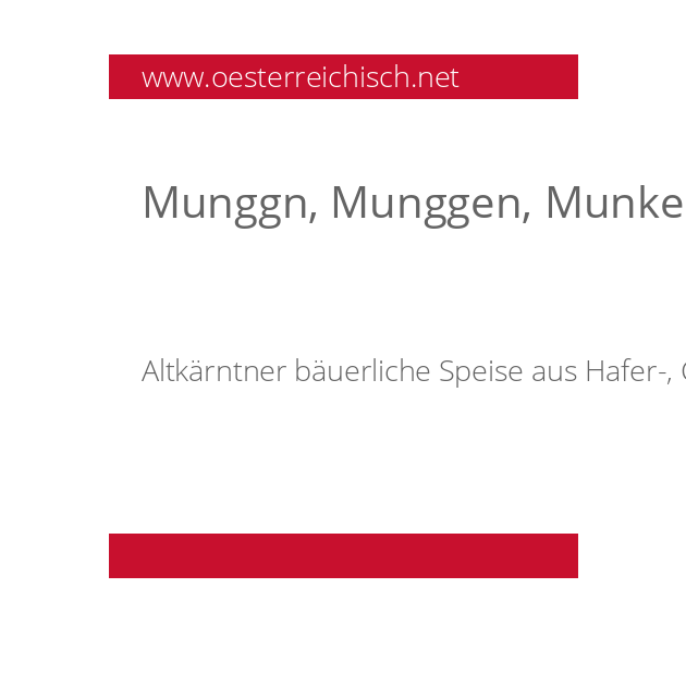 Munggn, Munggen, Munken