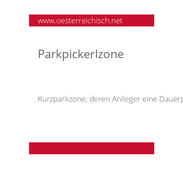 Parkpickerlzone