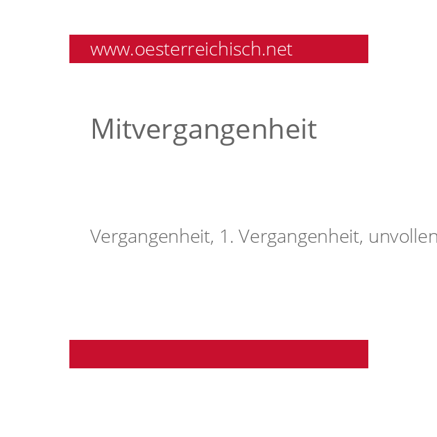 Mitvergangenheit