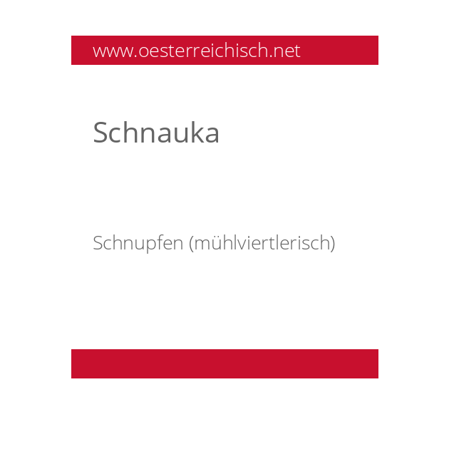 Schnauka