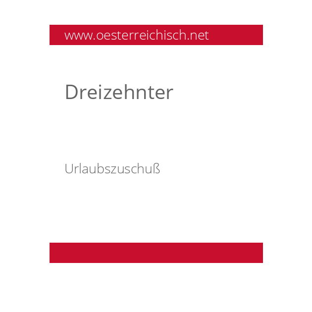 Dreizehnter