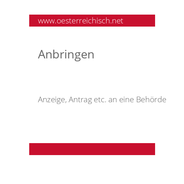 Anbringen