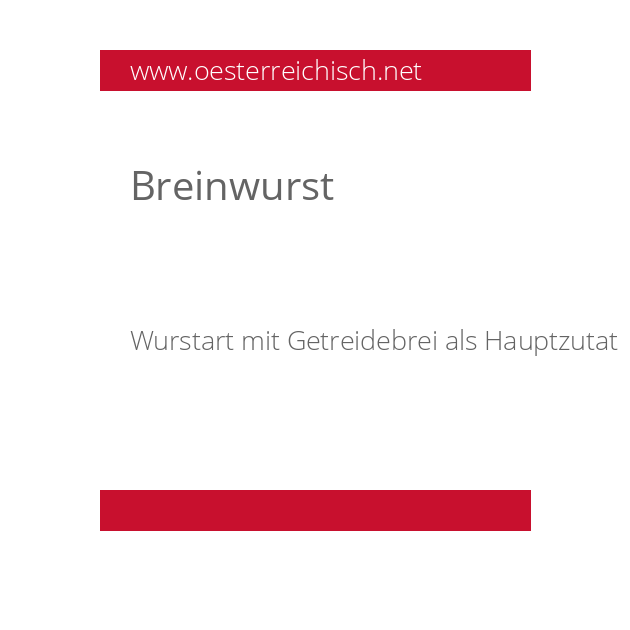 Breinwurst