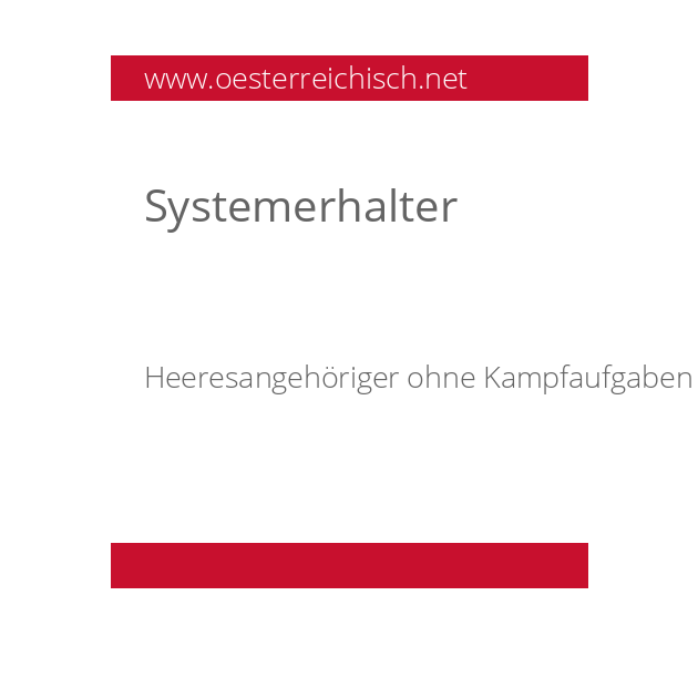 Systemerhalter