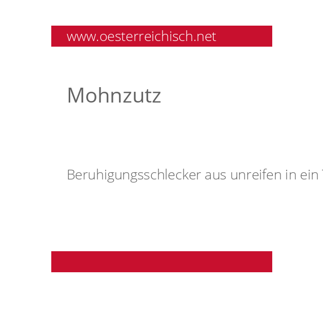 Mohnzutz