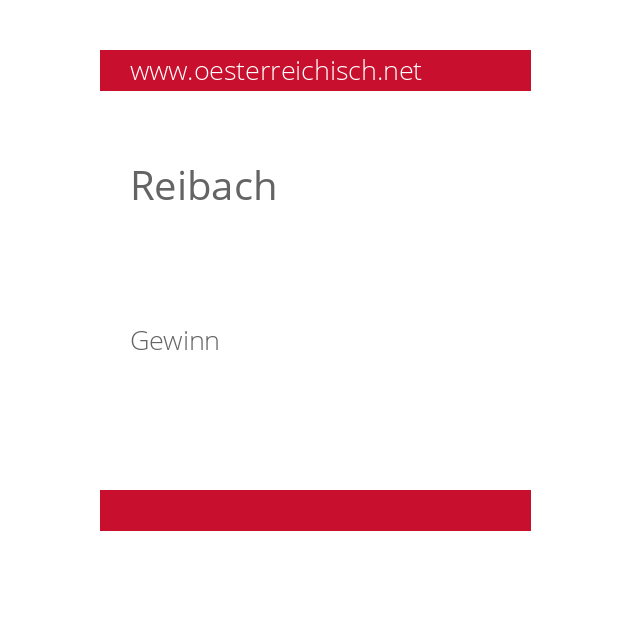 Reibach