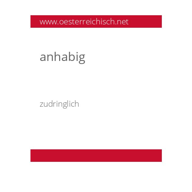 anhabig