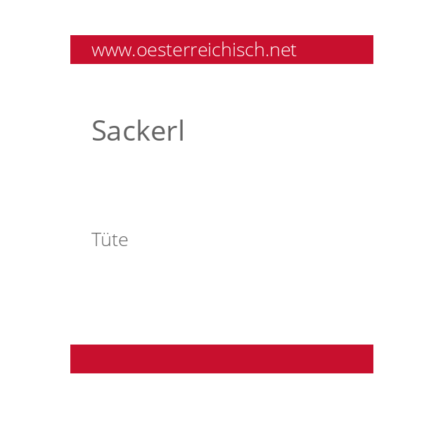 Sackerl