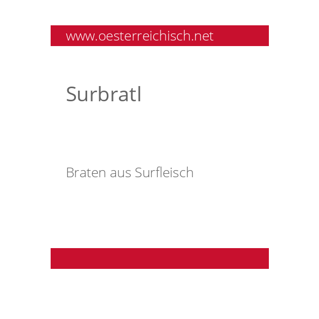 Surbratl