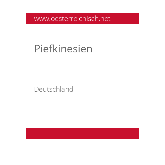 Piefkinesien